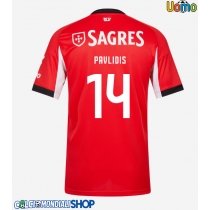 Maglie da calcio Benfica Vangelis Pavlidis #14 Prima Maglia 2025-26 Manica Corta